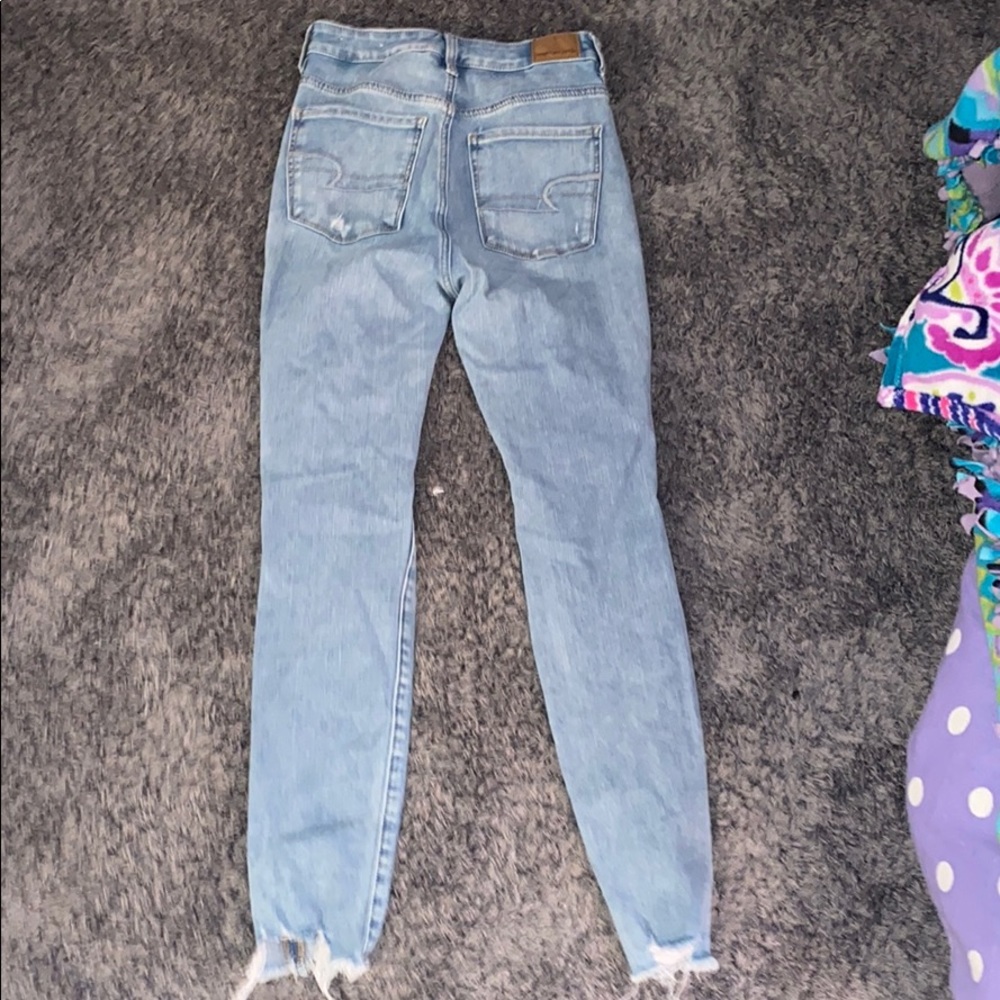 high rise ripped jeans - Picture 3 of 3